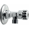 Kotni ventil MULTITURN, 3/8 x 1/2, kromast - Kromasta - 60 - 24 - Medenina - Aqualine - 1/2 x 3/8