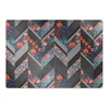 Decormat Podloga za stol Flowers with herringbone 140x100 cm 2 cm