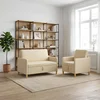 Set sofe s pohranom 2 pcs Krem Poliester