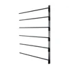 VEVOR Stenski nosilec za sedlo, vrtljiv, 78.5x76.0x14.0 cm, črne barve