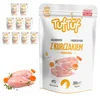 Tuff Stuff mokra hrana za pse s piščancem in korenjem, vrečka 10 x 300 g, kosilo