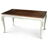 Casa Padrino luxury baroque dining table brown/white/gold 160-250 cm - Baroque furniture - Made in Italy