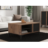 Hanah Home Klub sto Sonay 90x45x60cm Bež-Antracit