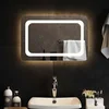 Vidaxl LED kopalniško ogledalo 60x40 cm