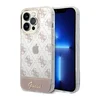 Maska Guess PC/ TPU Peony Glitter Script Logo za iPhone 14 Pro, Roze