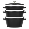 Saucepan Zwilling La Cocotte Black Cast Iron 1 Piece O 24 cm 1 kg 4,2 L (1 Unit)
