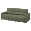 MALMKÖPING Sofa trosed, Tibbleby sivozelena