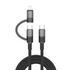 Kabl USB U136 2in1 100w type C-C/lighting ( 112666 )