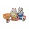 Sylvanian family Tandemový bicykel pre Husky súrodencov