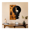 WALLXPERT Zidna dekoracija Deer and Moon