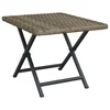 Sklopivi stol sivi 45 x 35 x 32 cm od poliratana