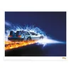 Back to the Future art print DeLorean vremenski skok, A3