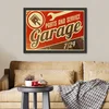 Wallity Uramljena slika Garage 7/24, 55x75 cm