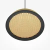 Maytoni LED obesek El, O 15,3 cm, zlata barva, aluminij - Dnevna soba/jedilnica - Sodobni - zlata, črna