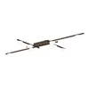 Wever & Ducré Lighting WEVER & DUCRÉ LED stropna svetilka Perlez Grid 1.0 bronasta 927 - Dnevna soba/jedilnica - Sodobni - bronasta, bela - Aluminij