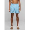 Swimsuit with light blue/ice pattern