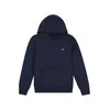 Otroški pulover Levis MINI BATWING HOODIE mornarsko modra barva, s kapuco, 9EL452