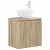 Umivaonik s policom Hrast sonoma 49,5 x 35 x 63 cm