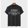 MAFIMI Muška majica Ovako izgleda najbolji tata, Crna