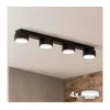 Brilagi - LED RGB prigušiva ugradna spot svetiljka MONO 4xGX53/14W/230V Wi-Fi Tuya crna