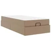 Okvir kreveta s madracem Ostalo 2 pcs Smeđa PVC