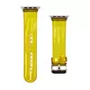 Transparent Apple Watch Sport Silicone Strap 38/40/41mm zlatni