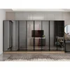 Hanah Home ormar sa reflektujućim staklom Nisa 20655, 360 cm, dore