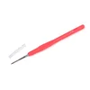 Kvačka s silikonskim ročajem, zlata konica, velikost 2,5 mm. 0,5; 0,6; 0,8; 1; 1,25 - (1 mm) roza