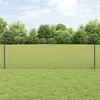 Zavarena žičana ograda s postom 100 x 0,6 m Siva Mreža