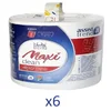 ASSIST-TREND Papirni ubrus Maxi Clean, Dvoslojni, 400 listova, 6 rolni, Beli
