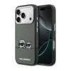 Maska Karl Lagerfeld IML Karl & Choupette Peekaboo Logo MagSafe za iPhone 17 Pro Max siva