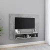 Zidni TV ormarić siva boja betona 120 x 23,5 x 90 cm drveni