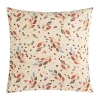 Bellatex Prevleka za blazino Berta Leaf rjava ,bež, 45 x 45 cm