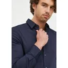 Sisley Srajca 5CNX5QL19 Mornarsko modra Slim Fit