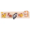 Bigjigs Baby Drevené vkladacie puzzle domáce zvieratá