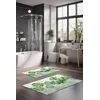 Lessentiel Maison Set Podloga za kupatilo CT-5310, Zeleno-beli