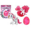 slomart Pekoče čarobno jajce LEAN TOYS z jednorožcem, roza, 6 cm