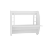 HANAH HOME Buglem Radni sto, 120x123.6x55cm, Beli