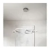 Ondaluce - prigušiva LED luster na sajli POIS LED/60W/230V srebrna