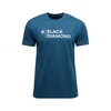 Black Diamond MINI STACKED SS majica, indigo (S)