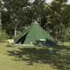 Tipi šator s krovom s pohranom Zelena 560 x 560 x 300 cm taft
