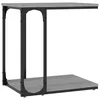 Vidaxl Stranska mizica siva sonoma 50x35x52 cm inženirski les
