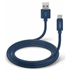 SBS kabel Polo USB/USB-C, silikonski, 1,5 m, moder