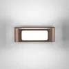 INTEC LED zunanja stenska svetilka DESERT, bronasta, širina 25 cm, kovina - Sodobni - bronasta, bela - Aluminij