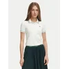 Lacoste Polo majica DF5284 Kremna Slim Fit