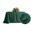 shumee Mat žameten prt steklenico zelene barve za mizo 230x230 cm