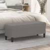 Klupa tamnosiva 100 x 35 x 41 cm od tkanine