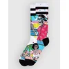 American Socks Neon Paradise - Mid High Socks red