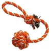 Dog Fantasy oranžno-belo vlečenje vrvi - 45 cm