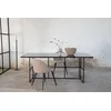 Venture Design Jedilna miza Leif 74x200x90 cm črna